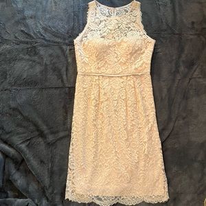 BHLDN Lace Blush Dress